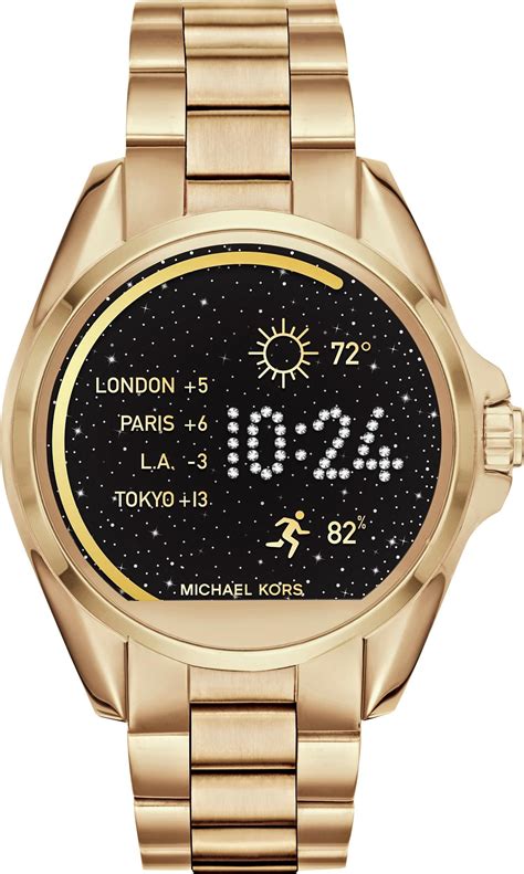 michael kors gold tone bradshaw smartwatch|Michael Kors smartwatch price.